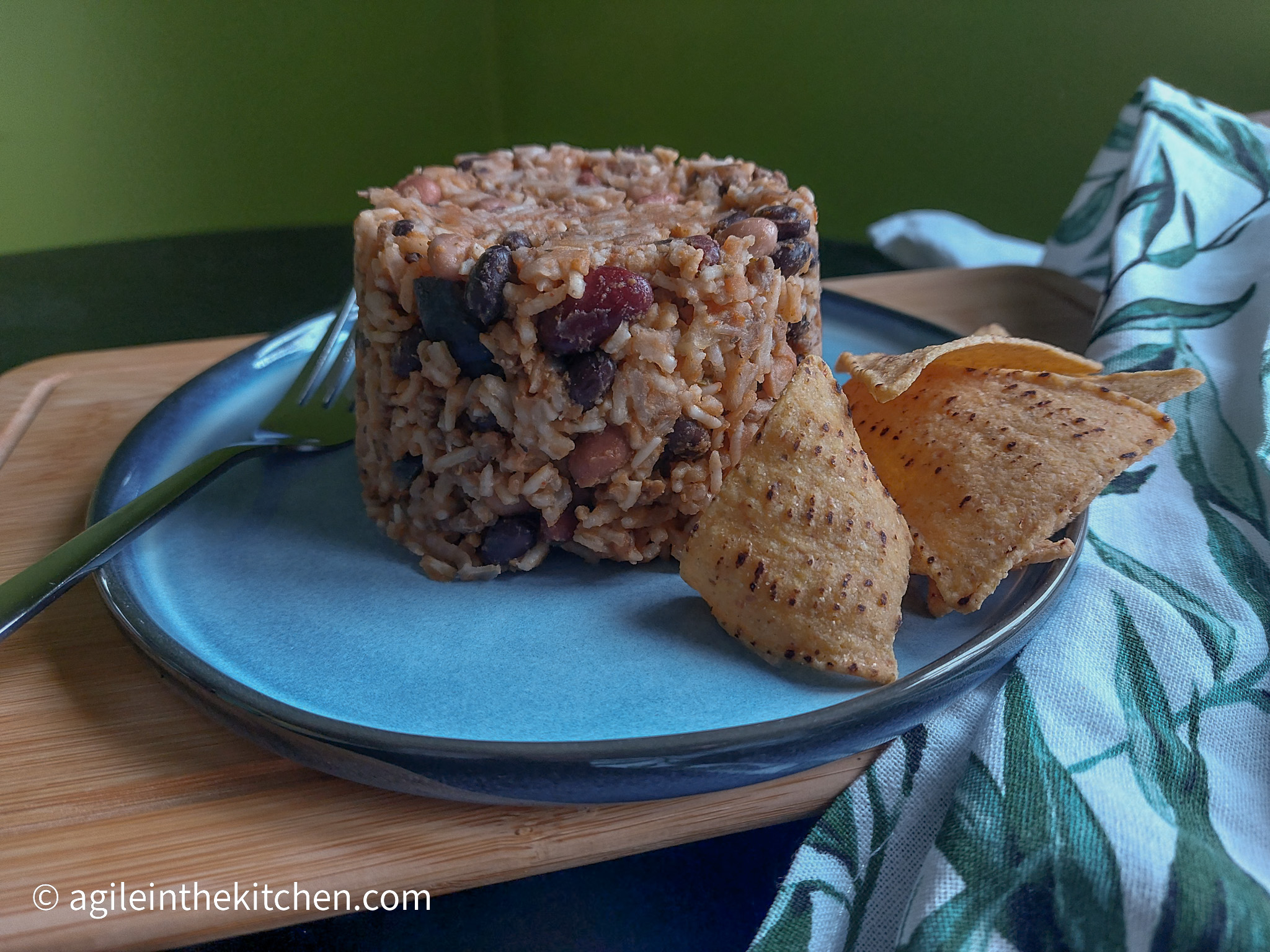 One pot taco bowl with rice