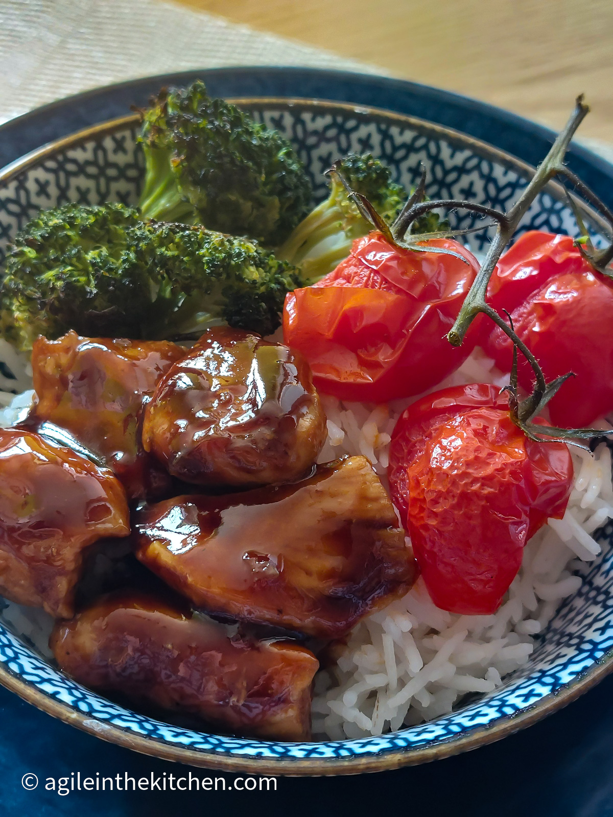 Chicken teriyaki rice bowl